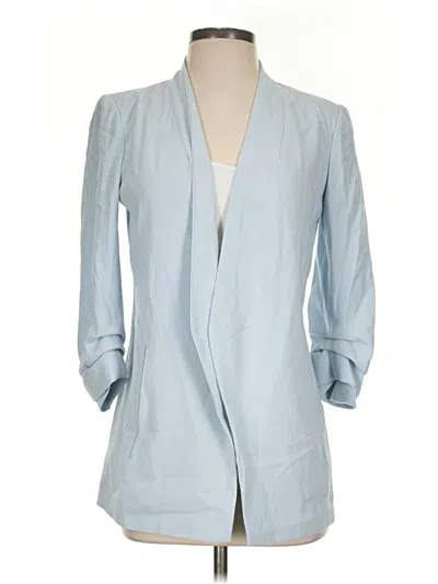 Pre-owned Babaton Blazer Jacket In Blue