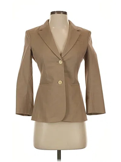Pre-owned Babaton Blazer Jacket In Brown