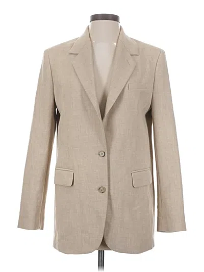 Pre-owned Babaton Blazer Jacket In Brown