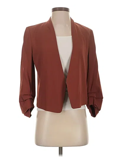 Pre-owned Babaton Blazer Jacket In Brown