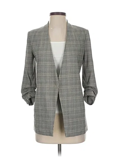 Pre-owned Babaton Blazer Jacket In Gray