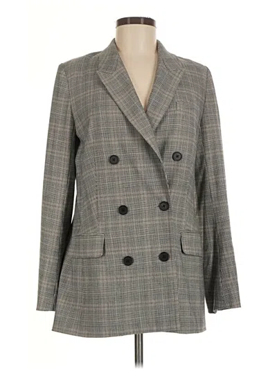 Pre-owned Babaton Blazer Jacket In Gray