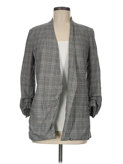 Pre-owned Babaton Blazer Jacket In Gray