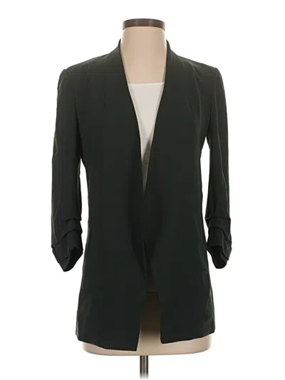 Pre-owned Babaton Blazer Jacket In Green