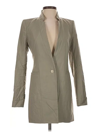 Pre-owned Babaton Blazer Jacket In Green