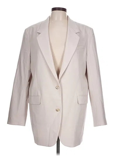 Pre-owned Babaton Blazer Jacket In Ivory