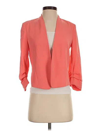 Pre-owned Babaton Blazer Jacket In Orange