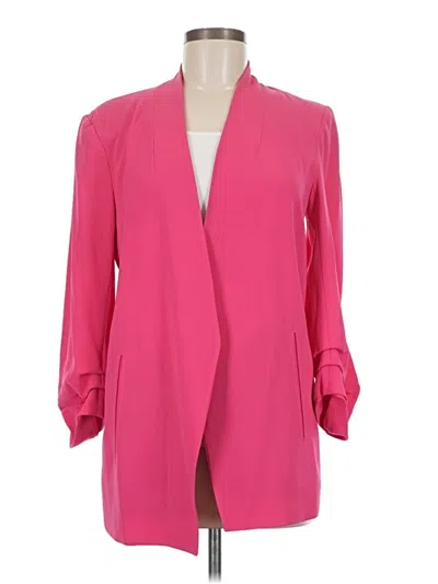 Pre-owned Babaton Blazer Jacket In Pink