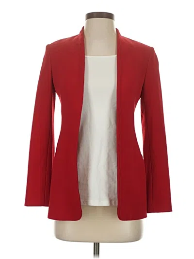 Pre-owned Babaton Blazer Jacket In Red
