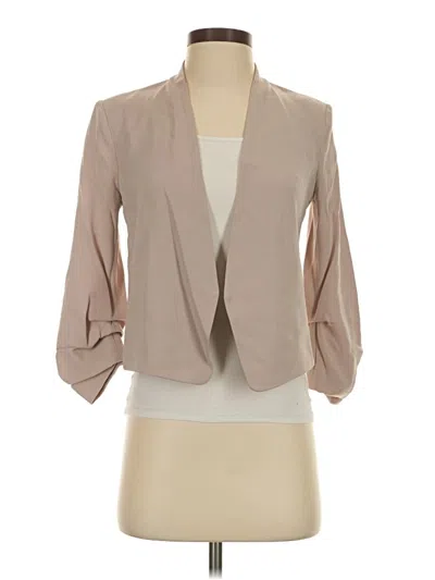 Pre-owned Babaton Blazer Jacket In Tan