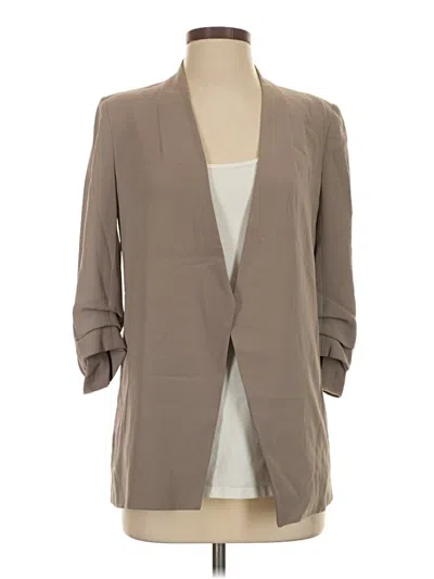 Pre-owned Babaton Blazer Jacket In Tan