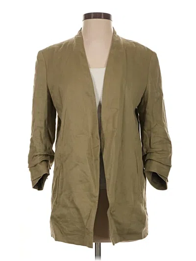 Pre-owned Babaton Blazer Jacket In Tan