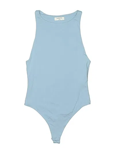 Pre-owned Babaton Bodysuit In Blue