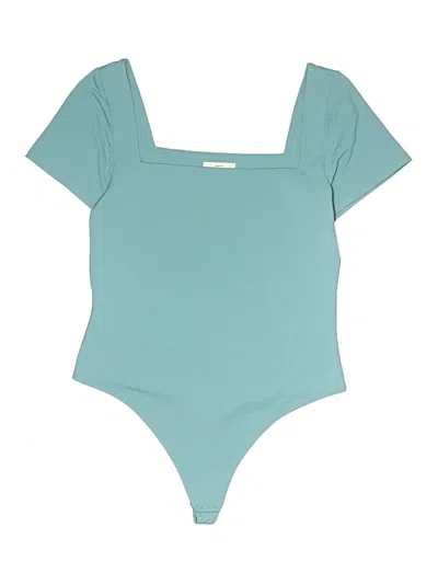 Pre-owned Babaton Bodysuit In Blue