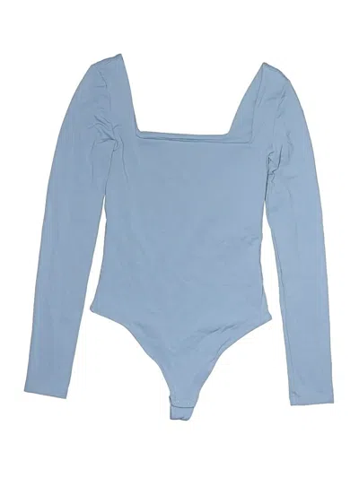 Pre-owned Babaton Bodysuit In Blue