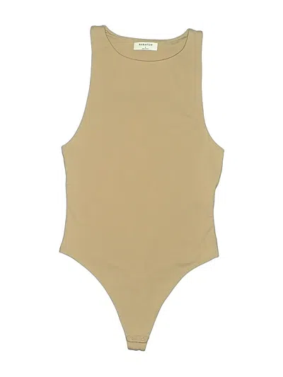 Pre-owned Babaton Bodysuit In Brown
