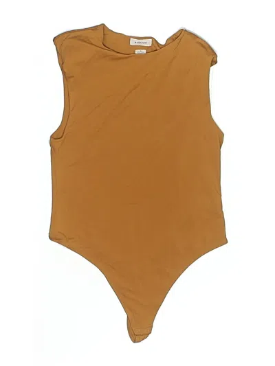 Pre-owned Babaton Bodysuit In Brown