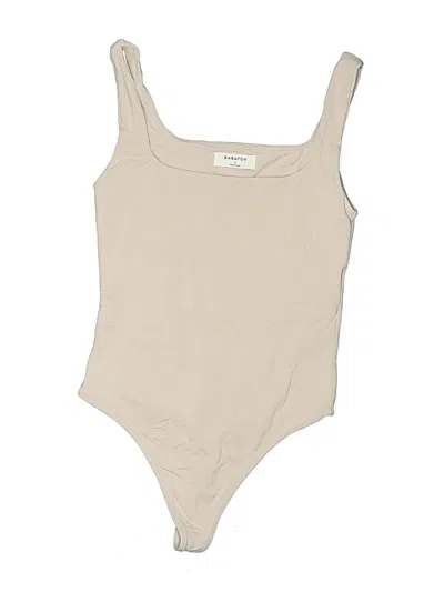 Pre-owned Babaton Bodysuit In Brown