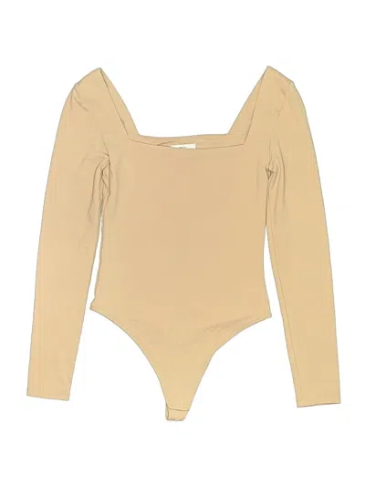 Pre-owned Babaton Bodysuit In Brown