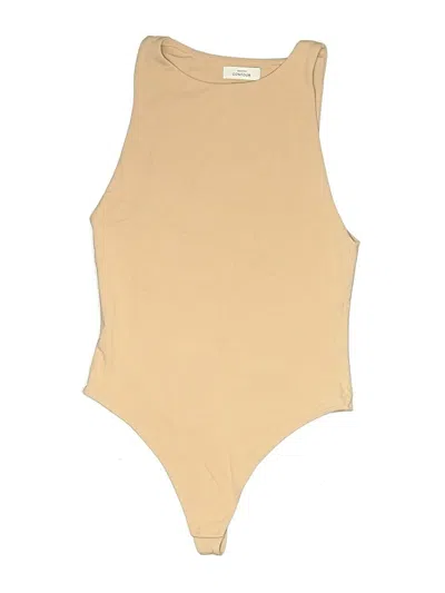 Pre-owned Babaton Bodysuit In Brown