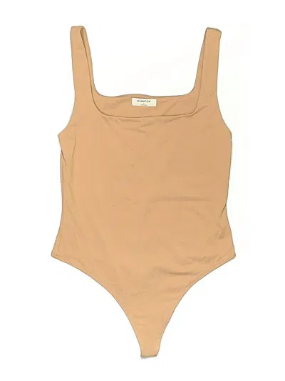 Pre-owned Babaton Bodysuit In Brown