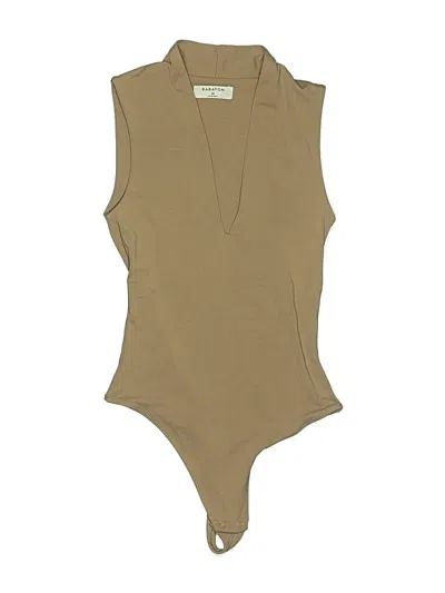 Pre-owned Babaton Bodysuit In Brown