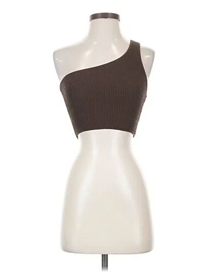 Pre-owned Babaton Bodysuit In Brown
