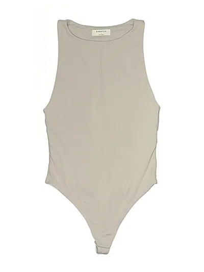 Pre-owned Babaton Bodysuit In Brown