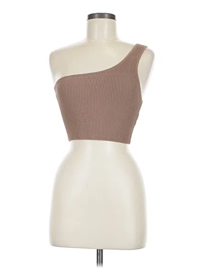Pre-owned Babaton Bodysuit In Brown