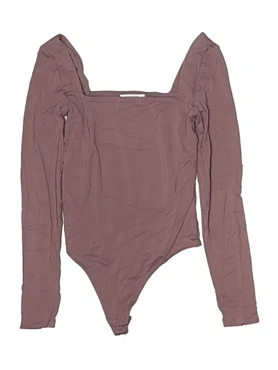 Pre-owned Babaton Bodysuit In Brown