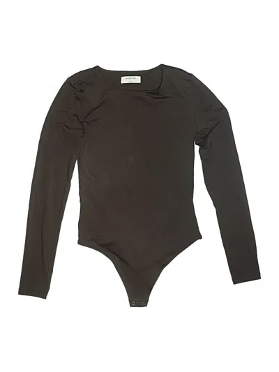 Pre-owned Babaton Bodysuit In Brown