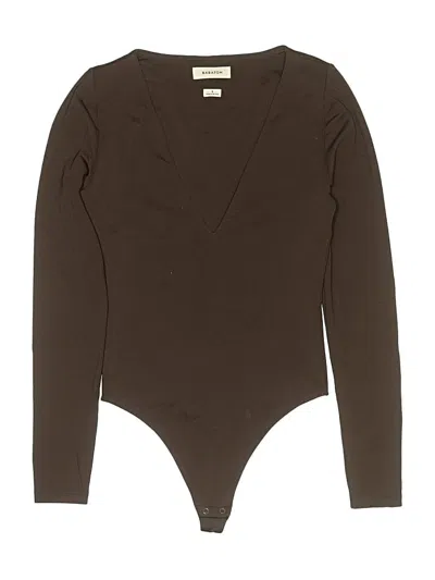 Pre-owned Babaton Bodysuit In Brown