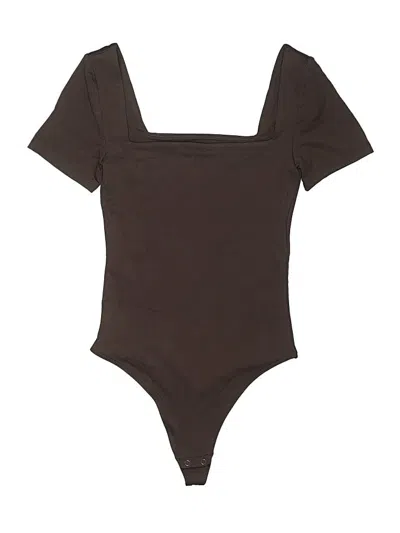 Pre-owned Babaton Bodysuit In Brown