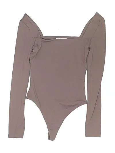Pre-owned Babaton Bodysuit In Brown