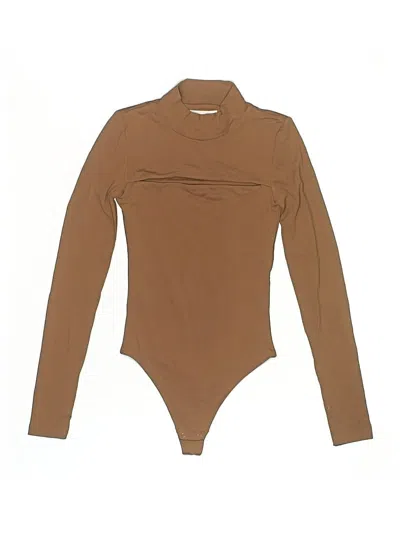 Pre-owned Babaton Bodysuit In Brown