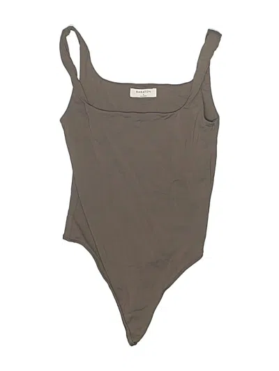 Pre-owned Babaton Bodysuit In Brown