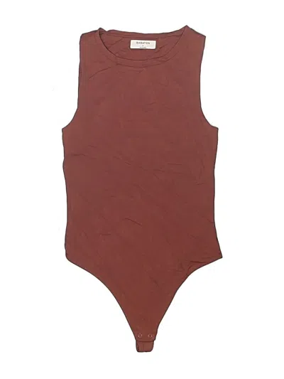 Pre-owned Babaton Bodysuit In Brown