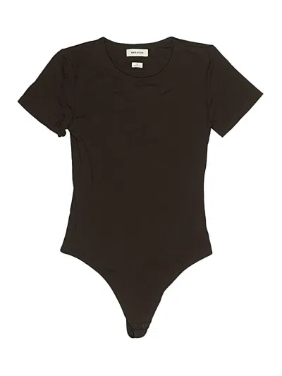 Pre-owned Babaton Bodysuit In Brown