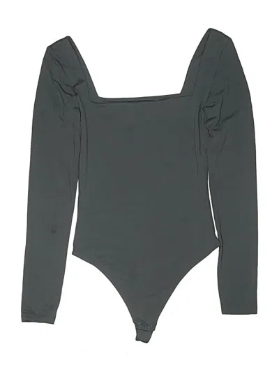 Pre-owned Babaton Bodysuit In Gray