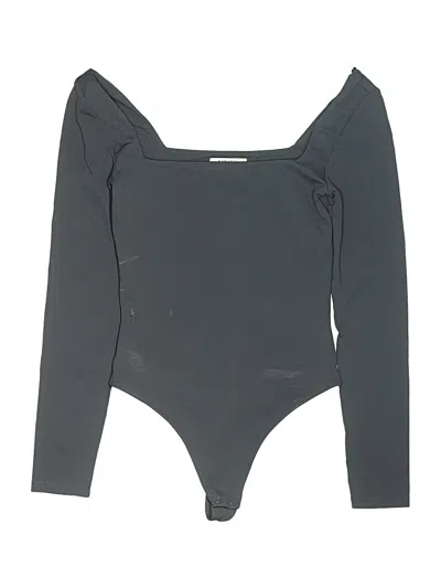 Pre-owned Babaton Bodysuit In Gray