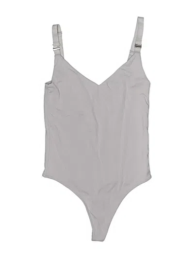 Pre-owned Babaton Bodysuit In Gray