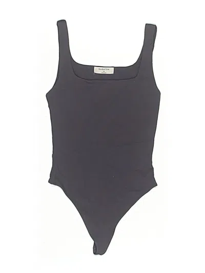 Pre-owned Babaton Bodysuit In Gray