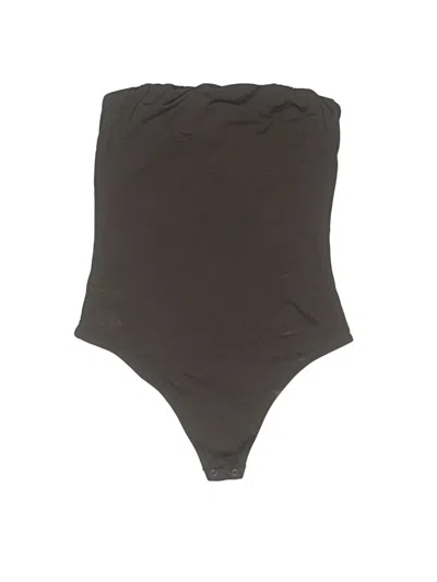 Pre-owned Babaton Bodysuit In Gray