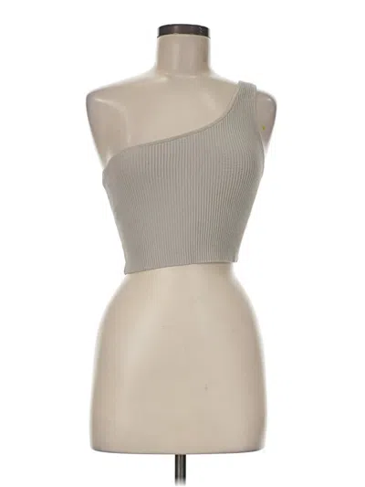 Pre-owned Babaton Bodysuit In Gray