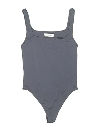 Pre-owned Babaton Bodysuit In Gray