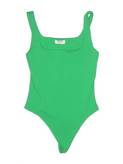 Pre-owned Babaton Bodysuit In Green