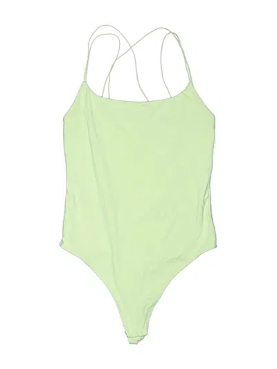Pre-owned Babaton Bodysuit In Green