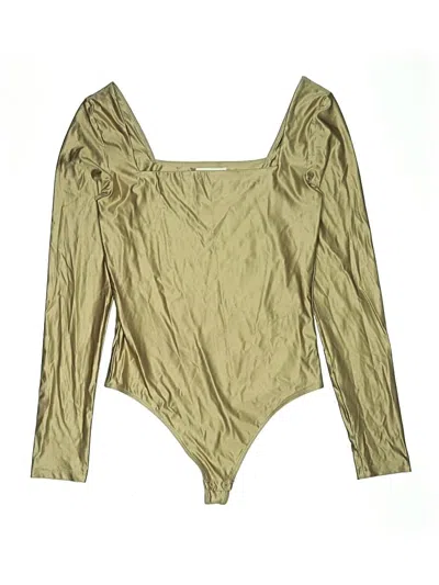 Pre-owned Babaton Bodysuit In Green
