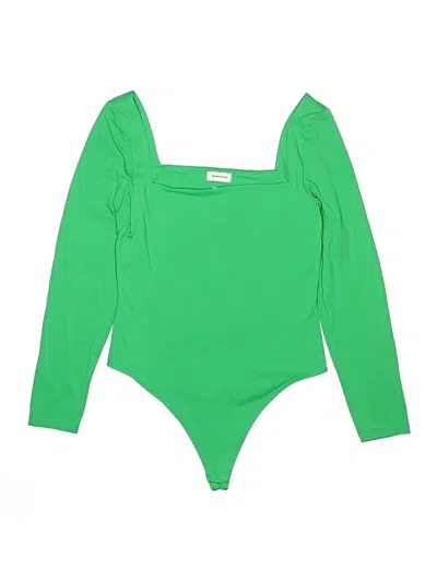 Pre-owned Babaton Bodysuit In Green
