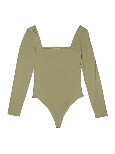 Pre-owned Babaton Bodysuit In Green